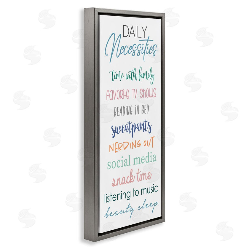 Anna Quach | Daily Necessities Self-Care List