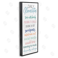 Anna Quach | Daily Necessities Self-Care List