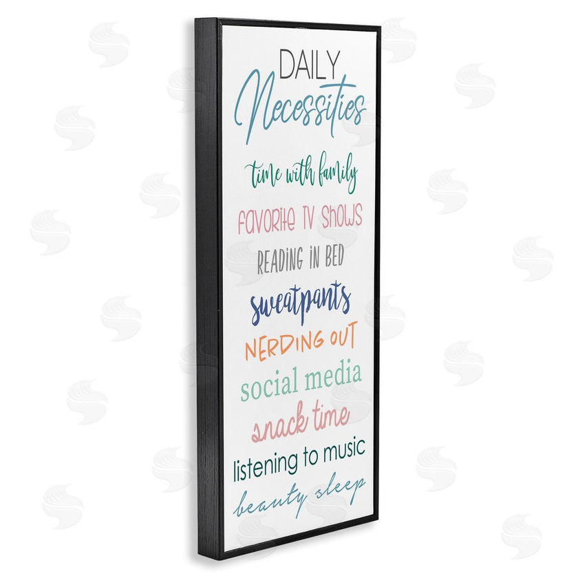 Anna Quach | Daily Necessities Self-Care List