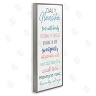 Anna Quach | Daily Necessities Self-Care List