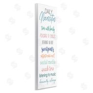 Anna Quach | Daily Necessities Self-Care List