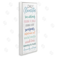 Anna Quach | Daily Necessities Self-Care List
