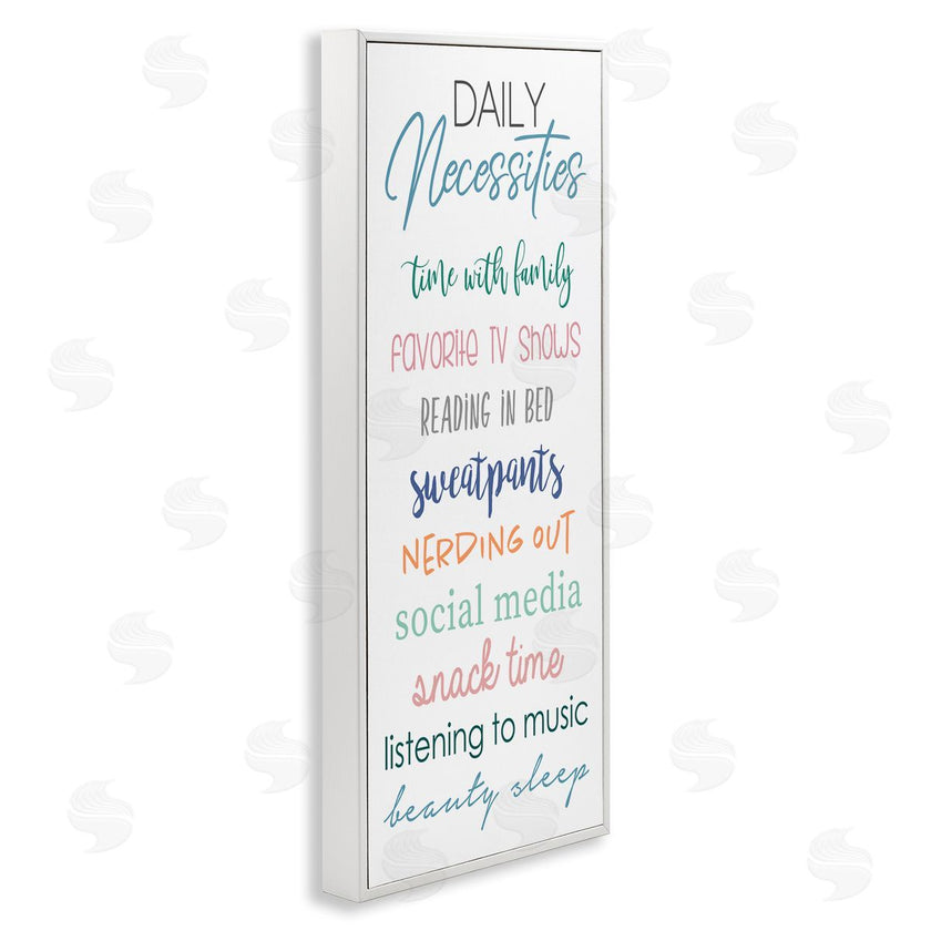 Anna Quach | Daily Necessities Self-Care List