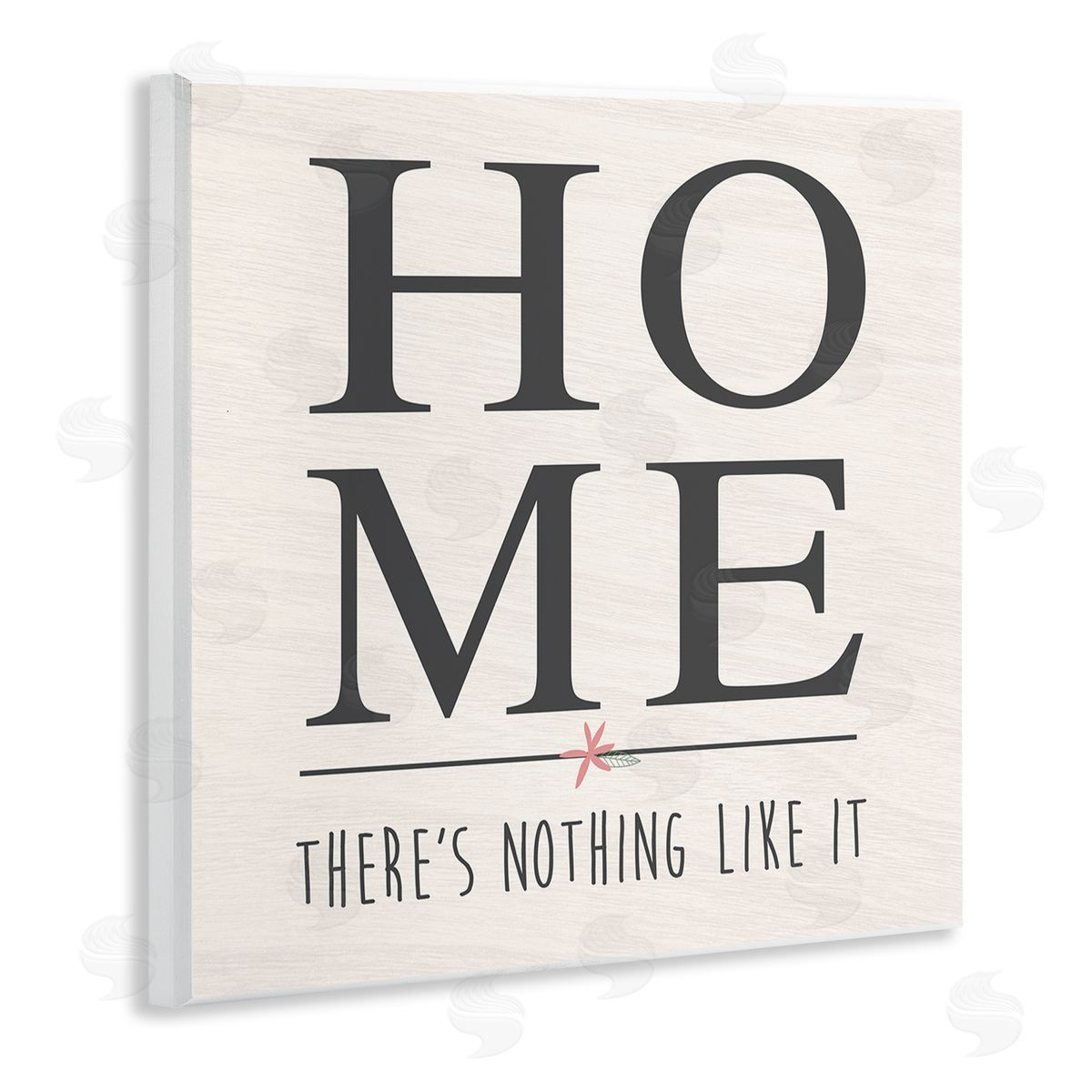 Nothing Like Home Phrase Wood Plaque Wall Art, Home Decor by Anna Quach