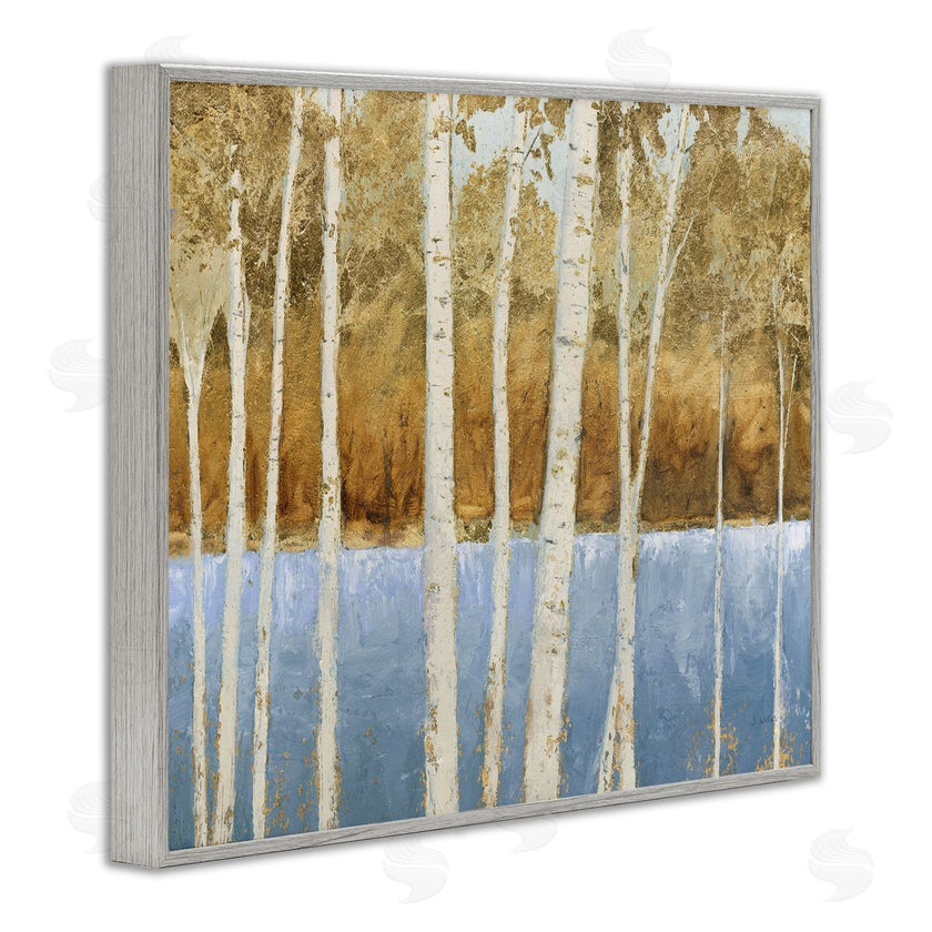 James Wiens | Birch Tree Lake Blue Brown