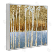 James Wiens | Birch Tree Lake Blue Brown