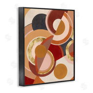 Grace Popp | Abstract Asymmetric Circles Brown