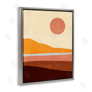Victoria Borges | Pink Sun over Beach Coast