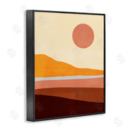 Victoria Borges | Pink Sun over Beach Coast
