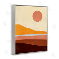 Victoria Borges | Pink Sun over Beach Coast