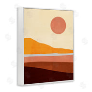 Victoria Borges | Pink Sun over Beach Coast