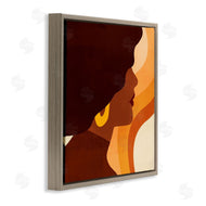 Victoria Borges | Retro Swirls Female Portrait