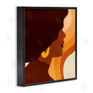 Victoria Borges | Retro Swirls Female Portrait