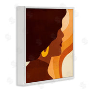 Victoria Borges | Retro Swirls Female Portrait