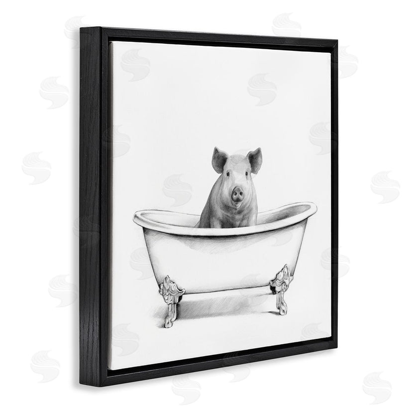 Victoria Borges | Hog in Bathtub Sketch