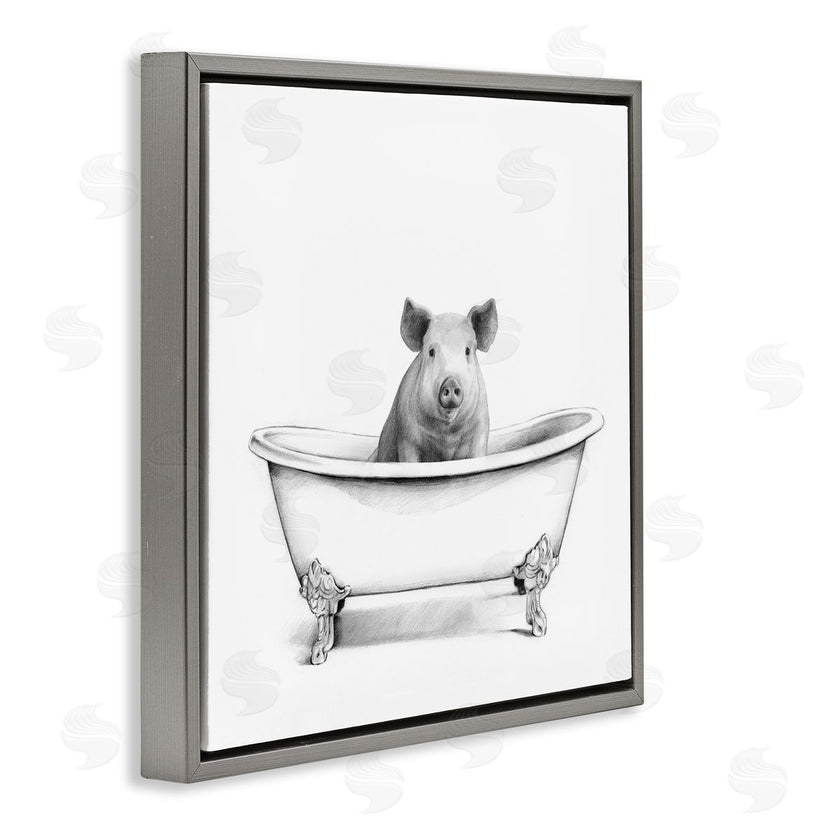Victoria Borges | Hog in Bathtub Sketch