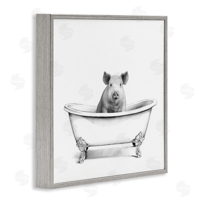 Victoria Borges | Hog in Bathtub Sketch