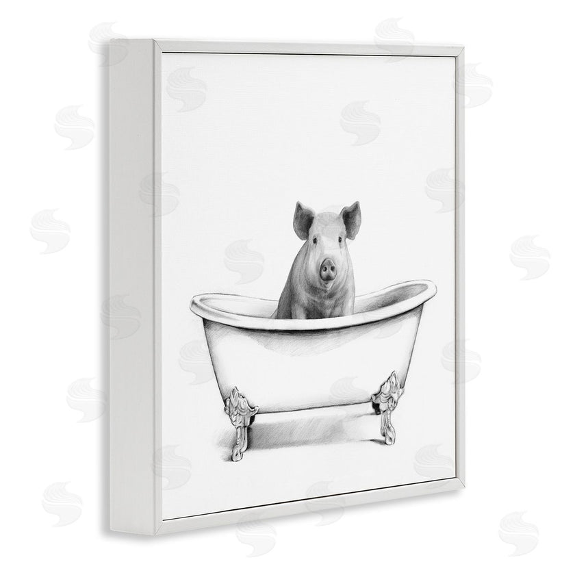 Victoria Borges | Hog in Bathtub Sketch