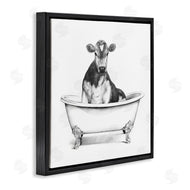 Victoria Borges | Cow in Bathtub Sketch