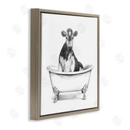 Victoria Borges | Cow in Bathtub Sketch