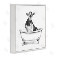 Victoria Borges | Cow in Bathtub Sketch