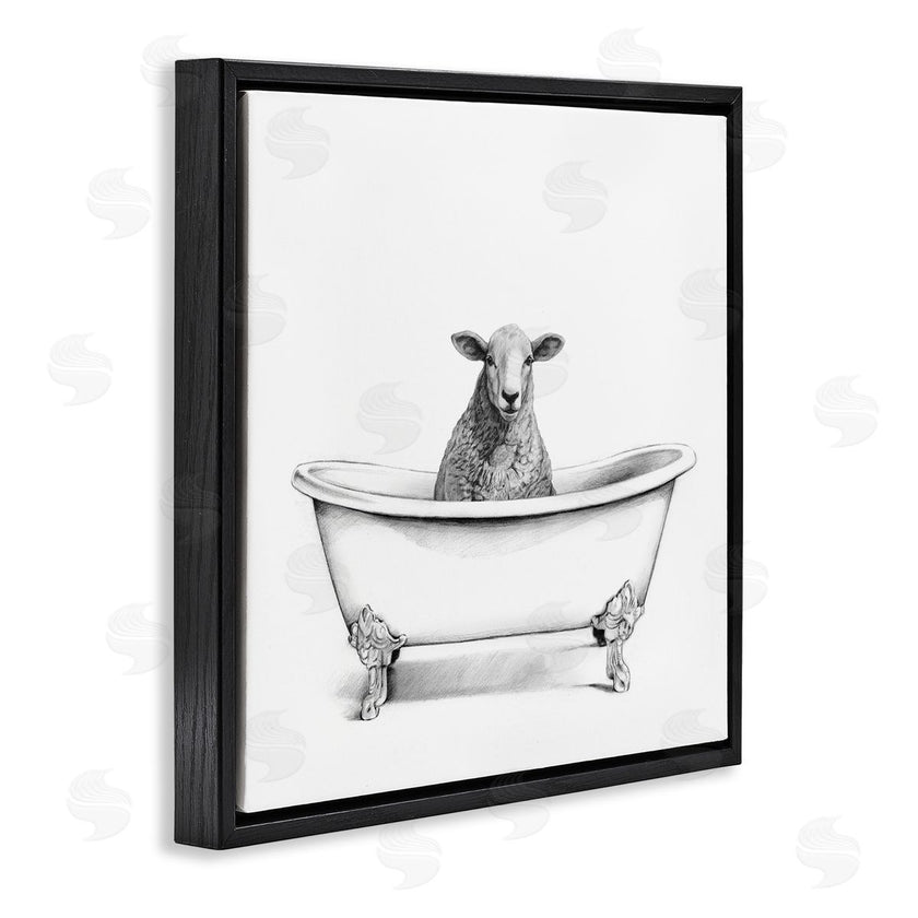 Victoria Borges | Sheep in Bathtub Sketch