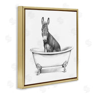 Victoria Borges | Donkey in Bathtub Sketch