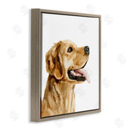 Victoria Barnes | Watercolor Labrador Dog Portrait