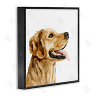 Victoria Barnes | Watercolor Labrador Dog Portrait