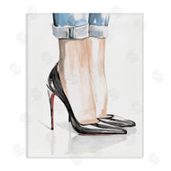 Jennifer Paxton Parker | Black Heels and Cuffed Jeans