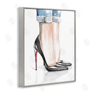 Jennifer Paxton Parker | Black Heels and Cuffed Jeans