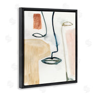 Victoria Barnes | Abstract Line and Color Block Portrait