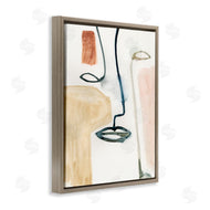 Victoria Barnes | Abstract Line and Color Block Portrait
