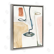 Victoria Barnes | Abstract Line and Color Block Portrait
