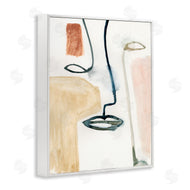 Victoria Barnes | Abstract Line and Color Block Portrait