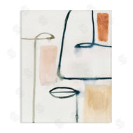Victoria Barnes | Abstract Collor Block and Line Portrait