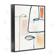 Victoria Barnes | Abstract Collor Block and Line Portrait