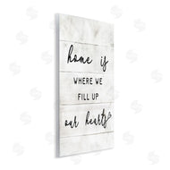 Stupell Studio | Where We Fill Up Our Hearts