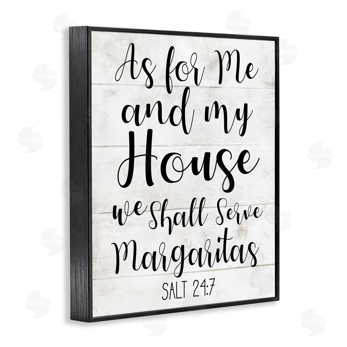 My House Serves Margaritas Black Frame Print Wall Art, Home Decor by Stupell Studio