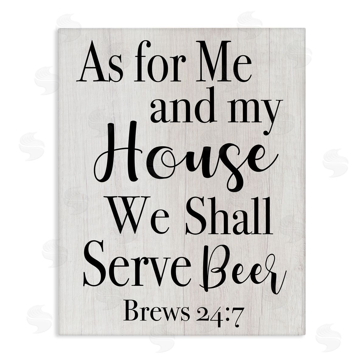 My House Serves Beer Canvas Wall Art, Home Decor by Stupell Studio