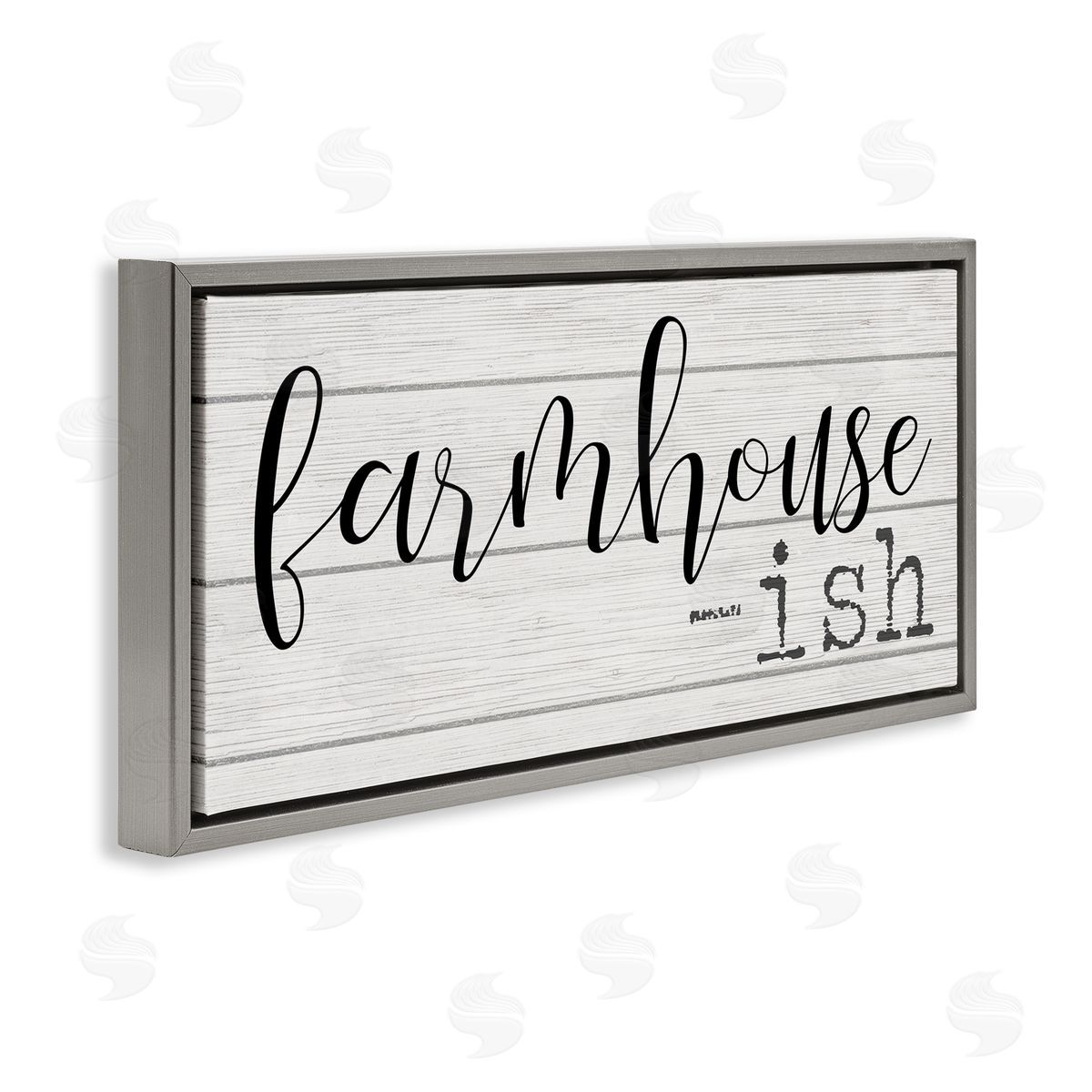Farmhouse Welcome Home Sign Grey Floating Frame Canvas Wall Art, Home Decor by Stupell Studio