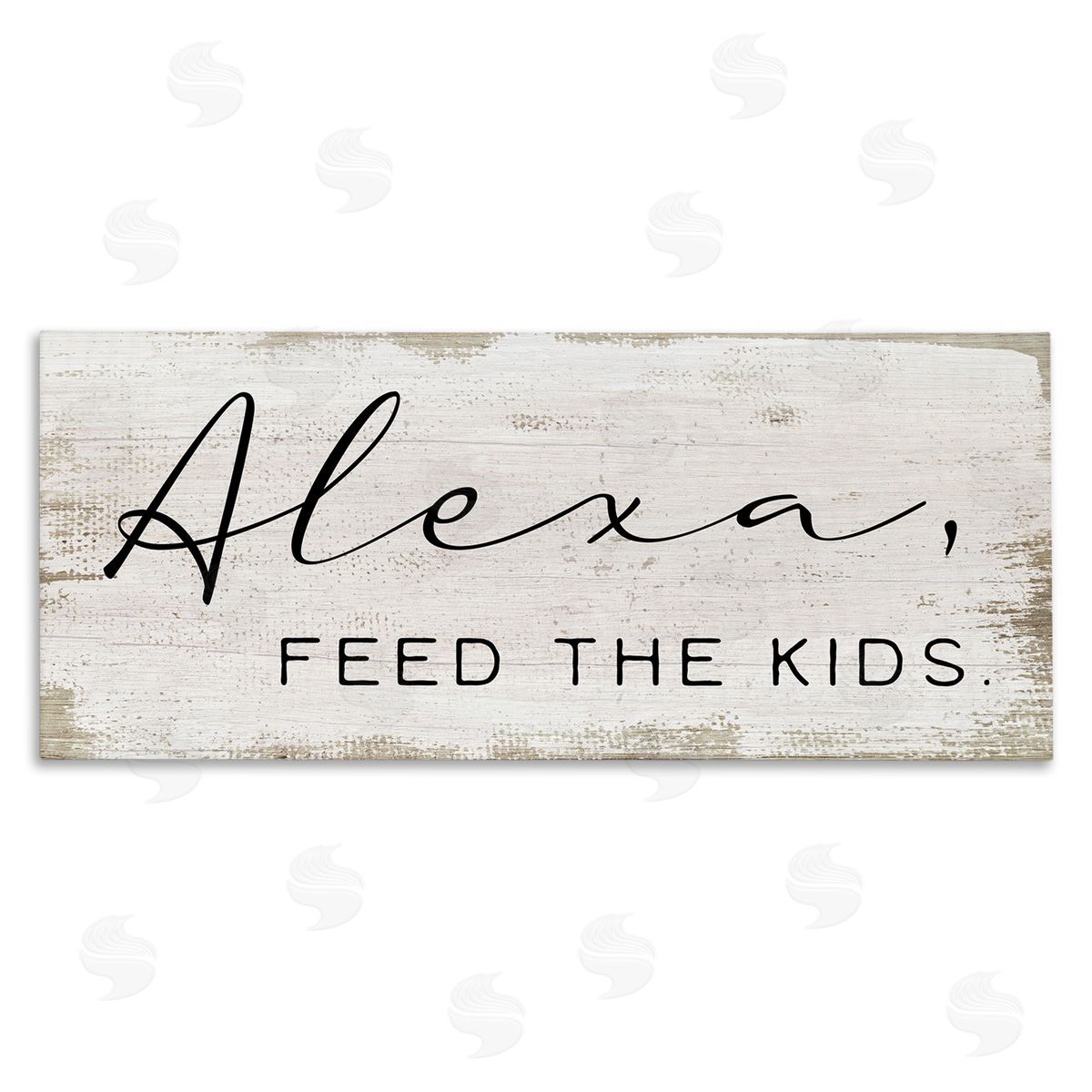 Feed The Kids Humor Canvas Wall Art, Home Decor by Stupell Studio