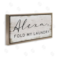 Stupell Studio | Alexa Fold My Laundry Funny