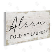 Stupell Studio | Alexa Fold My Laundry Funny