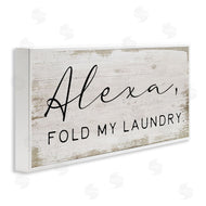 Stupell Studio | Alexa Fold My Laundry Funny