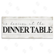 Stupell Studio | No Devices at Dinner Table