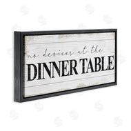 Stupell Studio | No Devices at Dinner Table