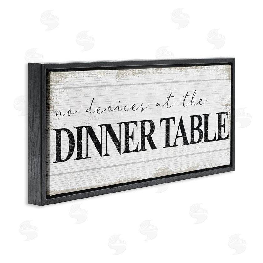 Stupell Studio | No Devices at Dinner Table