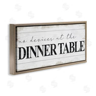 Stupell Studio | No Devices at Dinner Table