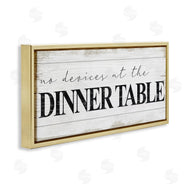 Stupell Studio | No Devices at Dinner Table